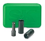 SK Hand Tools 4043 3-Piece 1/2-Inch Drive Impact Wheel Flip Socket Set