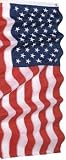  : U.S. 2-ply Polyester US Flag - 3' x 5' High Wind - Embroidered Stars