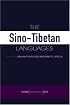 The Sino-Tibetan Languages (Routledge Language Family Series)