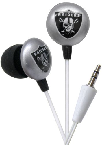 iHip NFF10270OAR NFL NY OAKLAND Mini Ear Buds