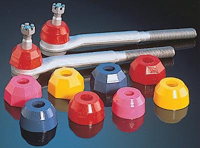 Energy Suspension 9.13103G Black HyperFlex Polyurethane Front Tie Rod Dust Boots - Set of 2