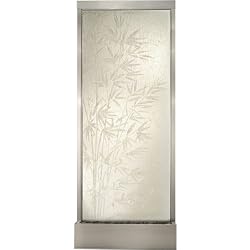 10? Stainless Grande With Bamboo Etched Glass by Bluworld