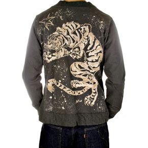 KU long sleeve buttoned jacket