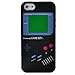 EarlyBirdSavings Black Game Boy Style Silicone Case Cover Skin For iPhone 5 5G 5th