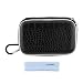 GTMax Black Crocodile Print Carrying Storage Eva Case + Cleaning Cloth for Pentax Optio WG-10, WG-3, WG-2; Panasonic Lumix DMC-TS5, DMC-ZS30; Canon SX280 HS, SX260 HS, SX240 HS, SX230 HS and More Digital Cameras