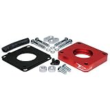 Airaid 400-588 PowerAid Red Anodized Aluminum Throttle Body Spacer by Airaid