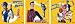 Kitchen & Housewares : Decofun, Lazy Town Art Squares, Self Adhesive, Set of 3