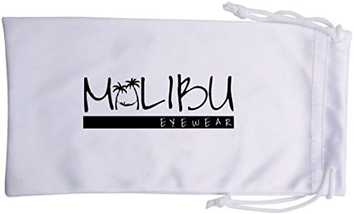 Women's Aviator Polarized Sunglasses with White Malibu Eyewear® Microfiber Pouch (Gold)