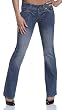 Hydraulic Junior's Premium Crosshatch Denim Metro Jean with Star Fray Back Pockets