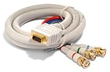 HDTV VGA to 3 BNC Video Cable 6-Ft