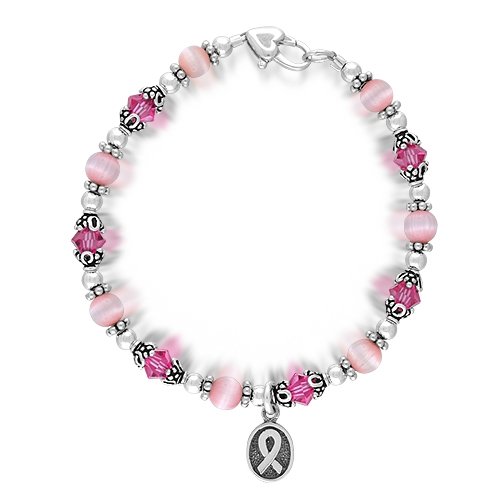 Bling Jewelry Breast Cancer Awareness Bracelet 