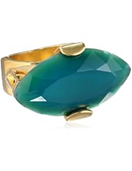 Sam Edelman Oval Teal Stone Ring, Size 7