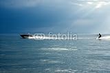 Wallmonkeys Peel and Stick Wall Decals - Waterskiing Iv - 24