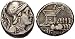 Roman Republic, L. Rubrius Dossenus, 87 B.C.; Silver Denarius