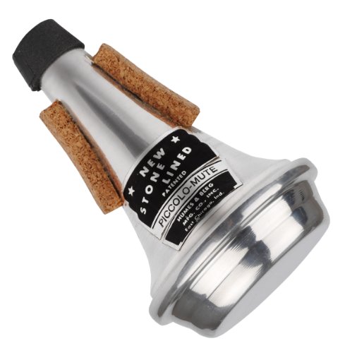 Humes & Berg Stonelined Symphonic Piccolo Bb Aluminum Straight Trumpet Mute (115A)