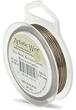 Artistic Wire 24-Gauge Antique Brass, 20-Yards