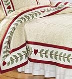 Review Plow & Hearth  / King Hearts And Vine Quilt