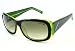 Lacoste Womens LA 12631 Sunglasses,Green Frame/Gray Gradient Lens,one size