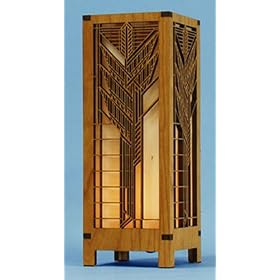 Frank Lloyd Wright Sumac Art Glass Mini Lightbox