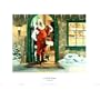 Feels Like Christmas (Santa Putting on Coat) Art Poster Print - 13x19