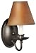 World Imports Lighting 8437-42 Uptown Colonial 1-Light Wall Sconce, Rust