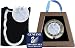 1 Silver & Clear with Swarovski Crystal FOLDING Chatt Purse Hook with Gift Box and Pouch