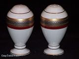 Review Noritake Co., Inc.  / Noritake Renaissance Ruby Coronet Salt & Pepper Shakers 2-pc.