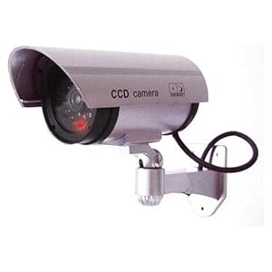 Etekcity® Security outdoor waterproof fake dummy Surveillance camera with fake IR LED Flashing Light Blinking Light (purple)