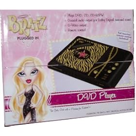 BRATZ the only girl with a passion for fashion Plugged in DVD Player with full function remote control (plays DVD, CD, CD-R/RW)