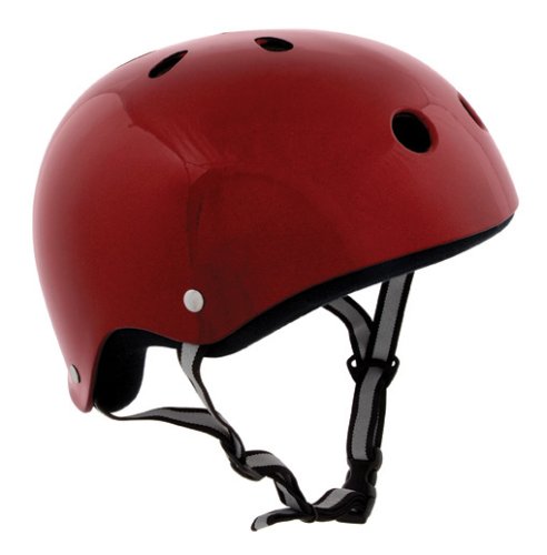 Childrens Toyshop  Toys : Skate Helmet - Metallic Red - Size Medium (55 - 56cm)