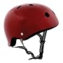 Skate/BMX Helmet Red Metallic