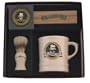Colonel Conk Model 221 Mug, Deluxe Boar Brush, and Soap