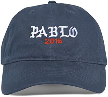 Meme Dream Team Pablo 2106 Embroidered Cotton Adjustable Dad Hat, Navy