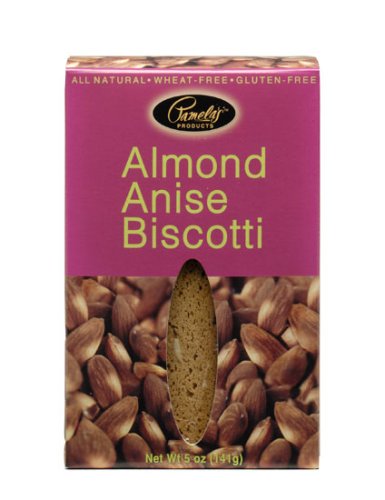 Pamela's Products Almond Anise Biscotti, 5-Ounce Packages (Pack of 8) by Pamela's Products