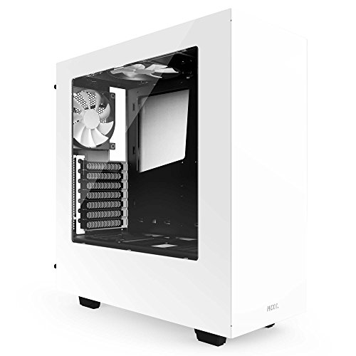 NZXT S340 Mid Tower Case CA-S340W-W1 (White)