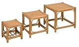 Habasco Quebec Set of 3 Square Tables