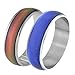 MJartoria Emotion Feeling Heat Sensitive 12 Color Changes Endless Band Mood Ring Size 5