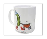 Compost Heap Fine Porcelain Mug and Gift Box, Bean Gardening