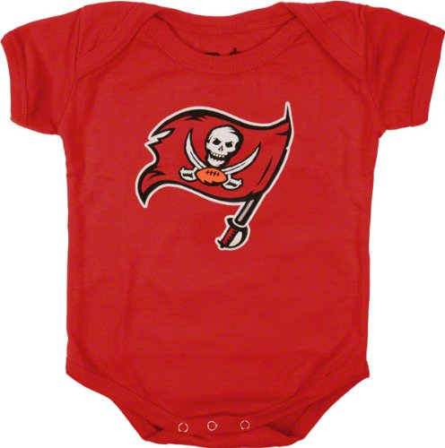 Tampa Bay Buccaneers Newborn red Reebok Logo Creeper
