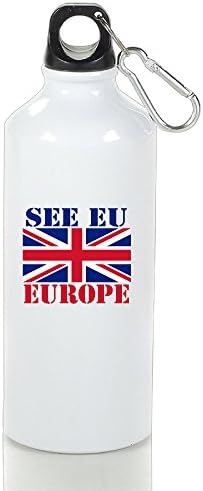 See Eu Europe Stylish Custom Climbing Flask White With Carabiner Hook,400-600ml /6.5OZ