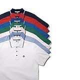 BMW Mens Tipped Polo Navy L