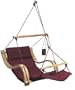 Outback Chair OBBW-241 Basket Weave Lounger, Burgundy