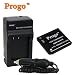 Progo Brand Power Pack: (One Li-ion Rechargeable Battery and One Pocket Charger With Car Adapter) for Panasonic DMW-BCK7, DMW-BCK7E, DMW-BCK7PP, NCA-YN101F, NCA-YN101G, NCA-YN101H, DE-A91B, DE-A92A, DE-A92B. Fits Panasonic Lumix Digital Cameras, DMC-FP5, DMC-FP7,DMC-FH2, DMC-FH5, DMC-FH7, DMC-FH24, DMC-FH25, DMC-FH27, DMC-FS16, DMC-FS18, DMC-FS35, DMC-FS37, DMC-FX77, DMC-FX78, DMC-S1, DMC-S3