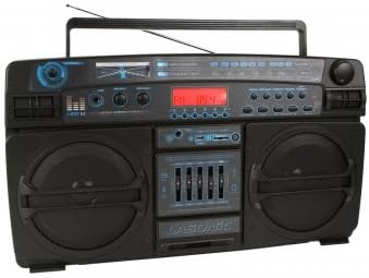 Lasonic High Performance Ghetto Blaster Music System with Bluetooth