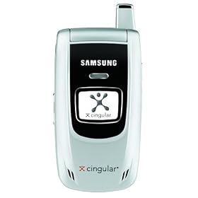 Samsung SGH D357 - Cellular phone - GSM - folder (flip) - silver - AT&T