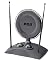 RCA ANT1250 UHF/VHF Amplified indoor Antenna