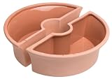 Dayva AP900UP Umbrella Pole Surround Round Terra Cotta Planter