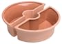 Dayva AP900UP Umbrella Pole Surround Round Terra Cotta Planter