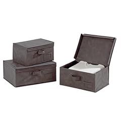 WENKO 4260010100 Aufbewahrungsbox Libert� M - atmungsaktives Vlies, 39 x 19 x 29 cm, grau