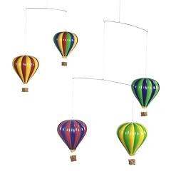 Farbenfroh und Wundersch�n - Hei�luftballon-Mobile - mit Geschenkverpackung